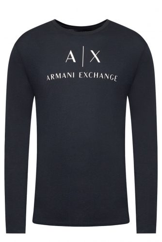 ARMANI EXCHANGE HOSSZÚ UJJÚ FÉRFI PÓLÓ 8NZTCH Z8H4Z 1510 SÖTÉTKÉK