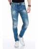 CIPO & BAXX SLIM FIT FÉRFI FARMER CD428 BLUE