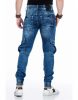 CIPO & BAXX PRÉMIUM MINŐSÉGŰ DIVATOS SLIM FIT FARMER CD446 BLUE