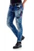 CIPO & BAXX DIVATOS FÉRFI SLIM FIT FARMER CD478 BLUE