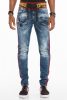 CIPO & BAXX DIVATOS FÉRFI SLIM FIT FARMER CD504 BLUE