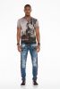 CIPO & BAXX DIVATOS FÉRFI SLIM FIT FARMER CD504 BLUE