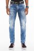 CIPO & BAXX DIVATOS FÉRFI SLIM FIT FARMER CD520 BLUE