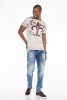 CIPO & BAXX DIVATOS FÉRFI SLIM FIT FARMER CD520 BLUE