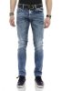 CIPO & BAXX FÉRFI SLIM FIT FARMERNADRÁG CD621 BLUE