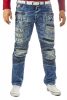 CIPO & BAXX FÉRFI REGULAR FIT FARMERNADRÁG CD637 BLUE