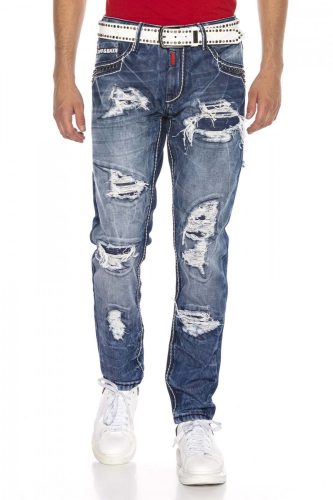 CIPO & BAXX FÉRFI REGULAR FIT FARMERNADRÁG CD644 BLUE