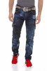 CIPO & BAXX SLIM FIT FARMERNADRÁG CD677 BLUE 