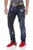 CIPO & BAXX SLIM FIT FARMERNADRÁG CD677 BLUE 