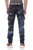 CIPO & BAXX SLIM FIT FARMERNADRÁG CD677 BLUE 