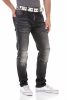 CIPO & BAXX REGULAR FIT FÉRFI FARMERNADRÁG CD699 BLACK