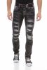 CIPO & BAXX REGULAR FIT FÉRFI FARMERNADRÁG CD713 BLACK