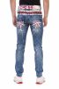 CIPO & BAXX REGULAR FIT FÉRFI FARMERNADRÁG CD714 BLUE