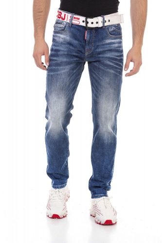 CD717 BLUE REGULAR FIT FÉRFI FARMERNADRÁG 