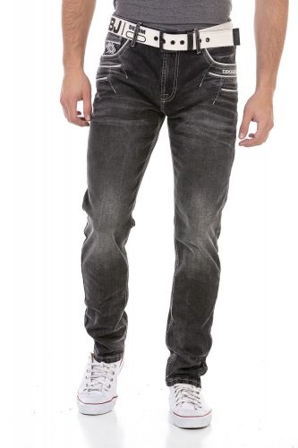 CD719 BLACK REGULAR FIT FÉRFI FAMERNADRÁG 